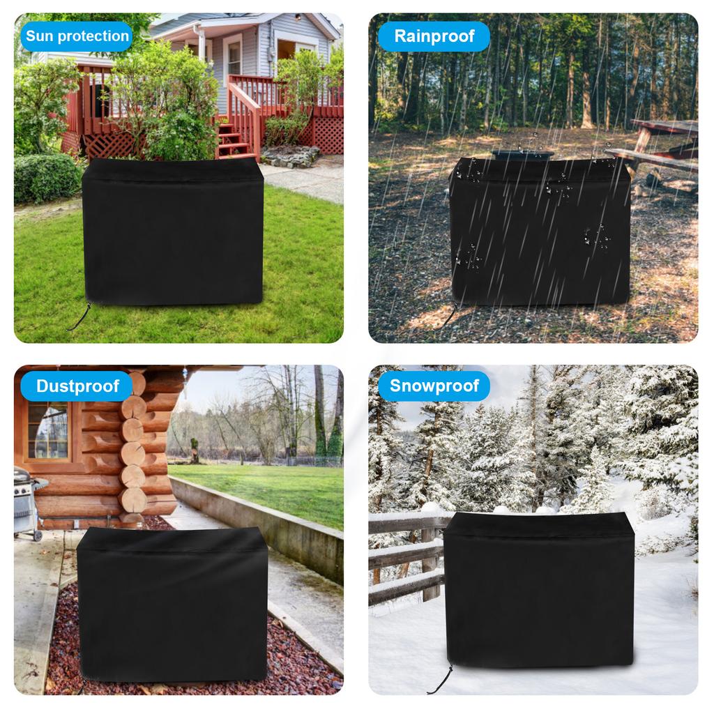 Industrial Fan Dust Cover Waterproof Fan Cover 24 Inch Electric Fan Protective Cover Blower Dust Cover Rain Snow Cover