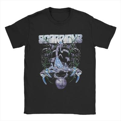 Scorpions Shirt Apparel for Men Women Pure Cotton Fashion T-shirt Stylish Harajuku Streetwear Short Sleeve Clothes