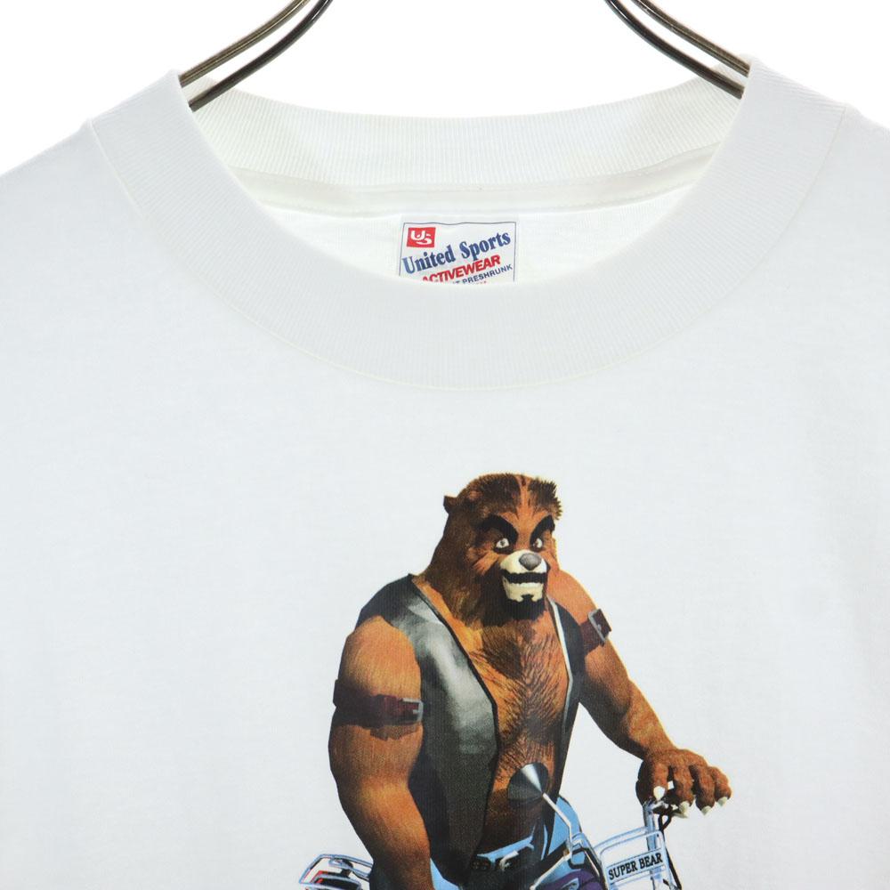 United Sports 90s Made in USA Old Short sleeve Single stitch T-shirt S Men's Used