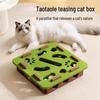 Cat Puzzle Toy - Self-Play Boredom Buster for Kittens with Maze, Digging Holes, and Bell Ball