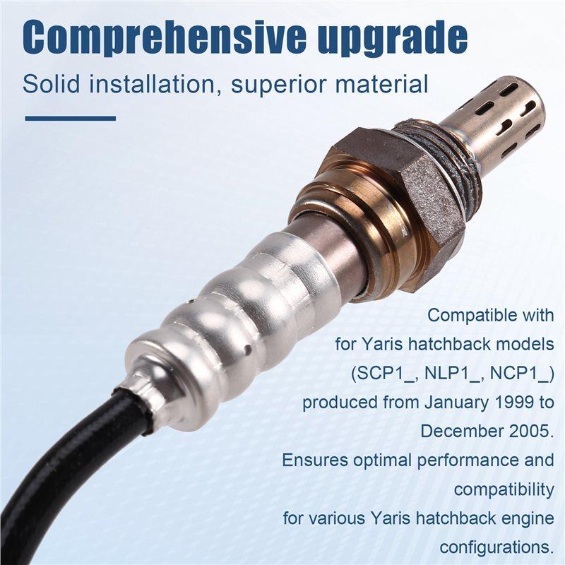 Oxygen Sensor O2 89465-20810 250-24927 8946520810 For Toyota Yaris 1.3L 1.5L Engine Models 1NZ-FE 2NZ-FE 1999-2005