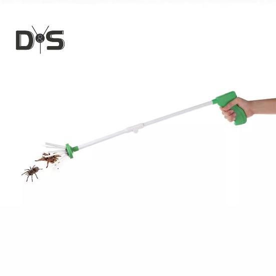 Capcană de păianjen cu mâner lung, fără contact, pentru insecte, pliabilă, pentru gândaci de bucătărie, pentru utilizare în interior și exterior