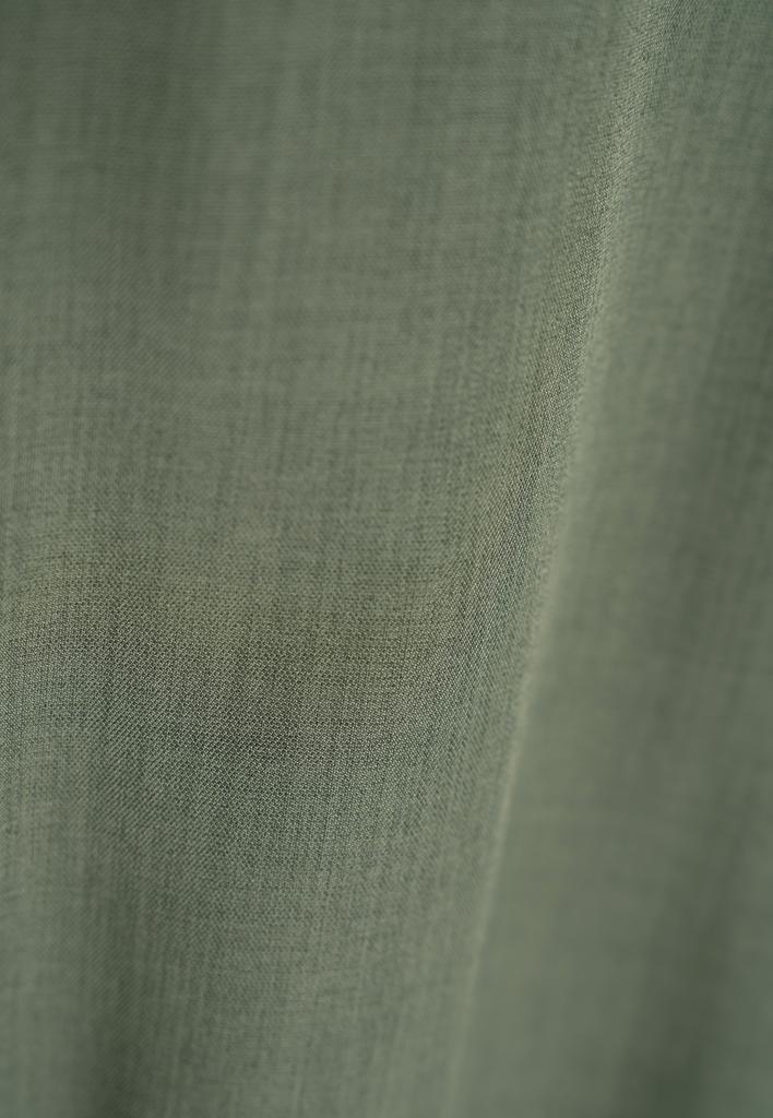 Szerokie Spodnie Z Gumką W Pasie - Garniturowe Spodnie Damskie - Zielone M1197 R. S/M