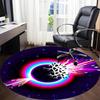 1pc Galactic Burst Carpet for Office Non Slip, Round Carpet, Soft & Comfortable, Carpet for Office, Lightweight Round Floor Mat
