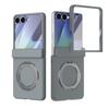 360 Rotating Skin Friendly Matte Magnetic Case For Samsung Galaxy Z Flip 7 8 6 5 Flip8 Stand Cover With Glass Screen Protector