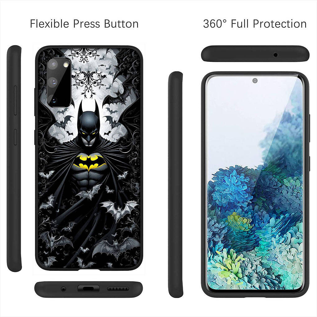 for Motorola Moto Edge 70 60 50 G54 G86 Samsung Galaxy S25 iPhone 17 16 15 Redmi Note 14 13 Pro Max Phone Case Bruce Wayne Anime Batmans Bat Man Cover