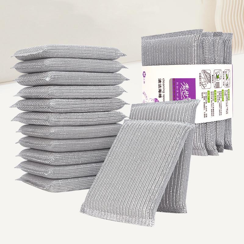 10er-Pack Küchenspülschwämme & -tücher - Reinigungspads, die Kochgeschirr und Küchenoberflächen nicht zerkratzen....