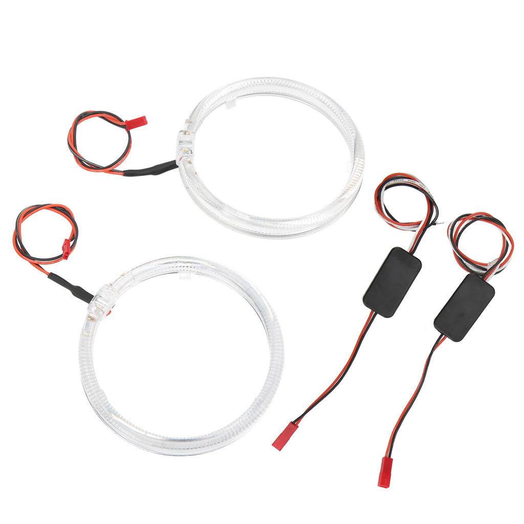 Car LED Angel Eyes Light Guide 95mm3.7in Purple Lighting 9?36V for Headlights DRL Turn Signals