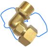 Strong  Brass 90° Pipe Elbow 1/2" Adjustable Connection Elbow Fitting Tool for Residential Plumbing & Cooling Systems