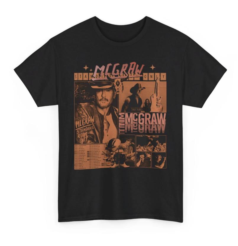 Tim Mcgraw Tour Standing Room Only T-shirt size S-5XL M