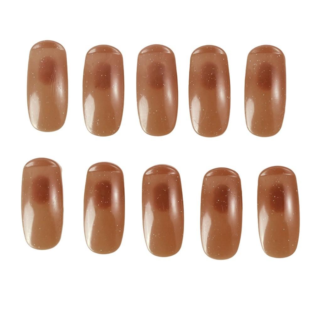 3pcs Brown Base Adjustable Nail Practice Fingers Nail Art Training