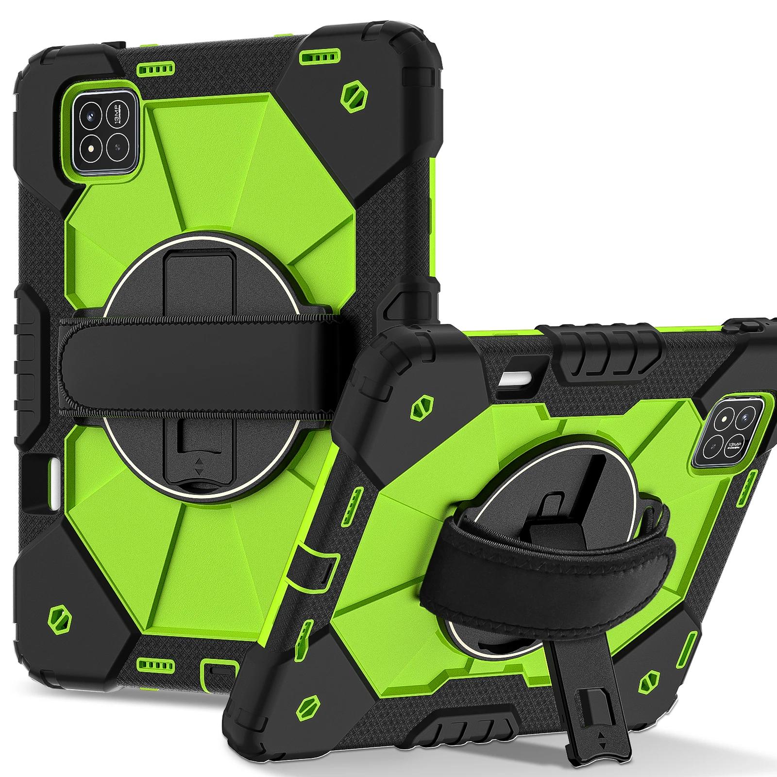 360 Rotatie Handvat Stand Hoesje Voor Xiaomi Mi Pad 7 Pro Redmi Pad Pro Poco 12.1 SE 8.7 inch Tablet Hoesje Schokbestendig Harde Cover MIpad 7 7pro