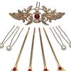Hanfu Style 9-Piece Hair Ornament Set