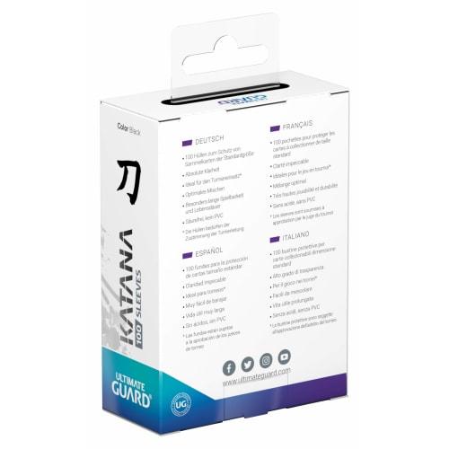 Obal na karty Ultimate Guard Katana Standardní velikost 100 černý