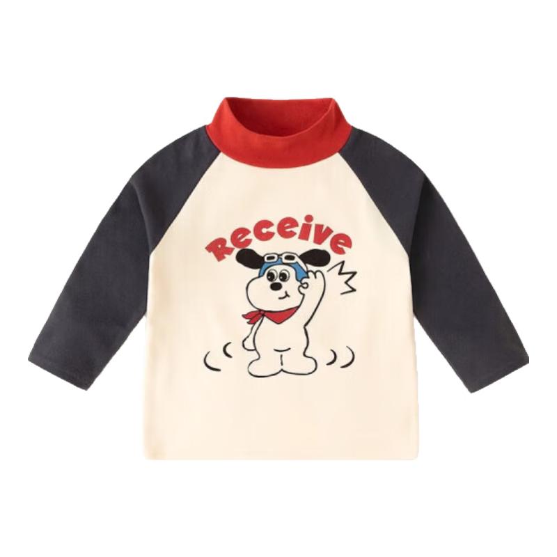 Dudujia Kids' Fleece-Lined Thermal T-Shirt