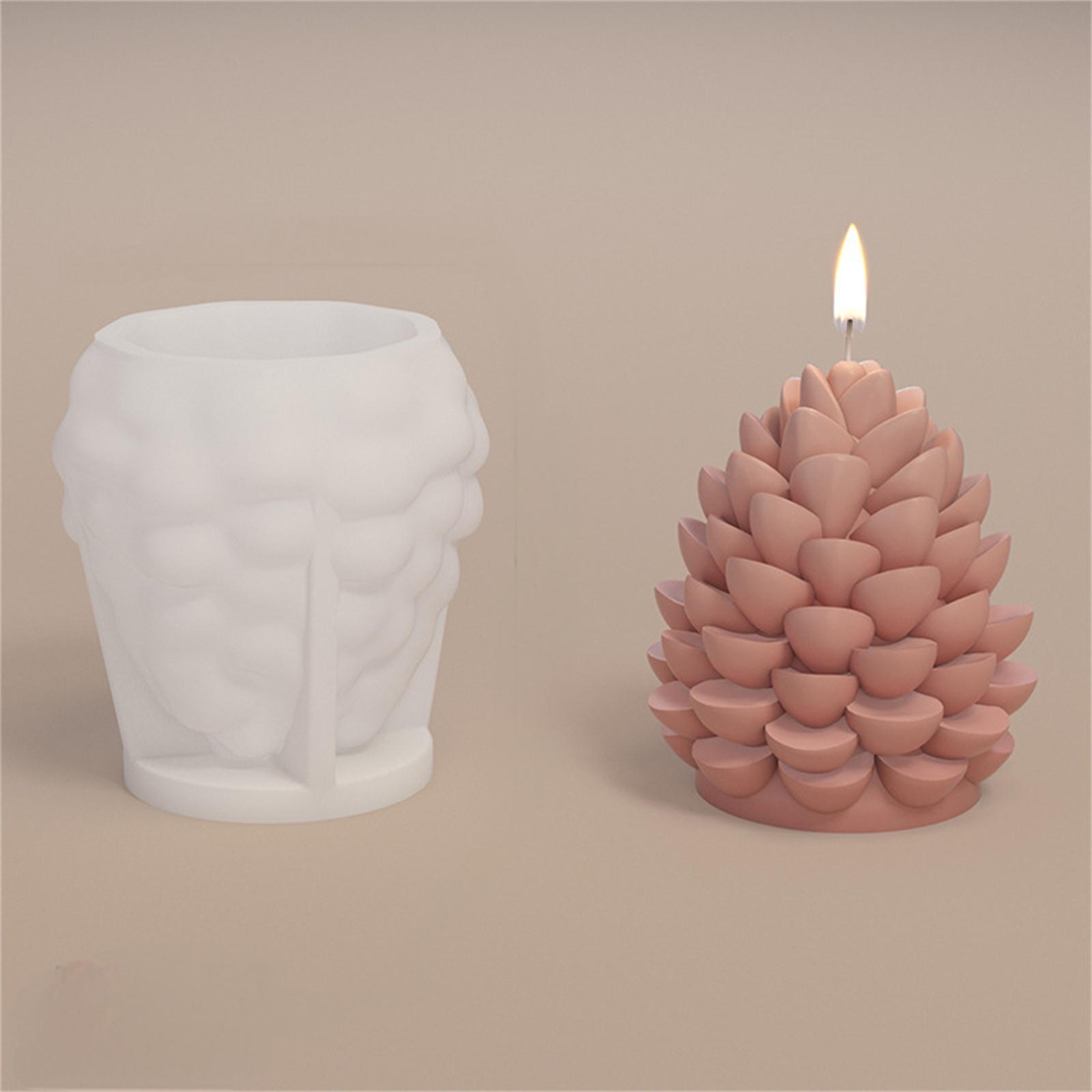 

3D свеча Sili Mold DIY Multicavity Nut Смола Мыловарение Набор для шоколадного торта Ледяная форма Рождественский декор Подарок One Size