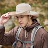 Spring and Summer Hat Men's Outdoor Sports Fishing Hiking Mountain Hat High Quality Windproof Solid Color Versatile Sunshade Bucket Hat