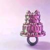 Geburtstagskuchenring Mit Niedlichem Schleifendesign 3D-Kuchenring Für Geburtstagsparty Kreatives Geschenk