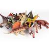 Mini Jurassic Dinosaurs Action Figures Simulate Solid Vintage Tyrannosaurus Rex Triceratops Model Toys For Children Xmas Gifts