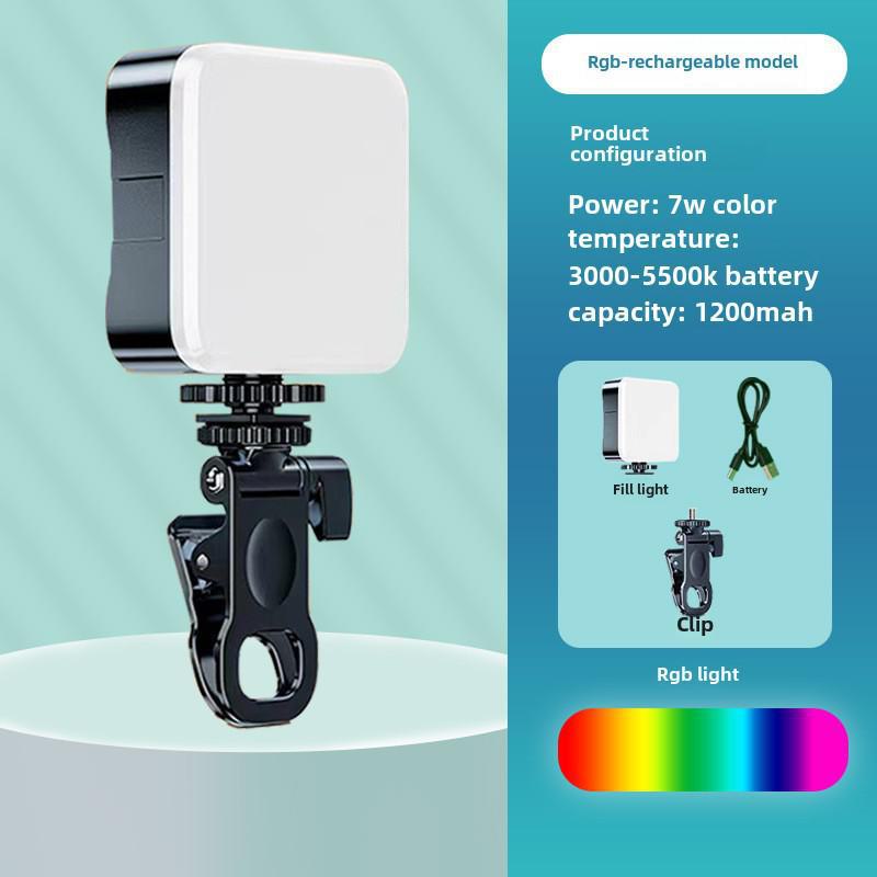 RGB Pocket Mini-Fülllicht für Kamera und Telefon