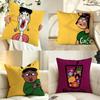 Art FFunny OOriginal Illustration Cushion Cover Pillow Case Antidustmite Pillowcase Silky Short Plush Sofa Cushion Cover Hot