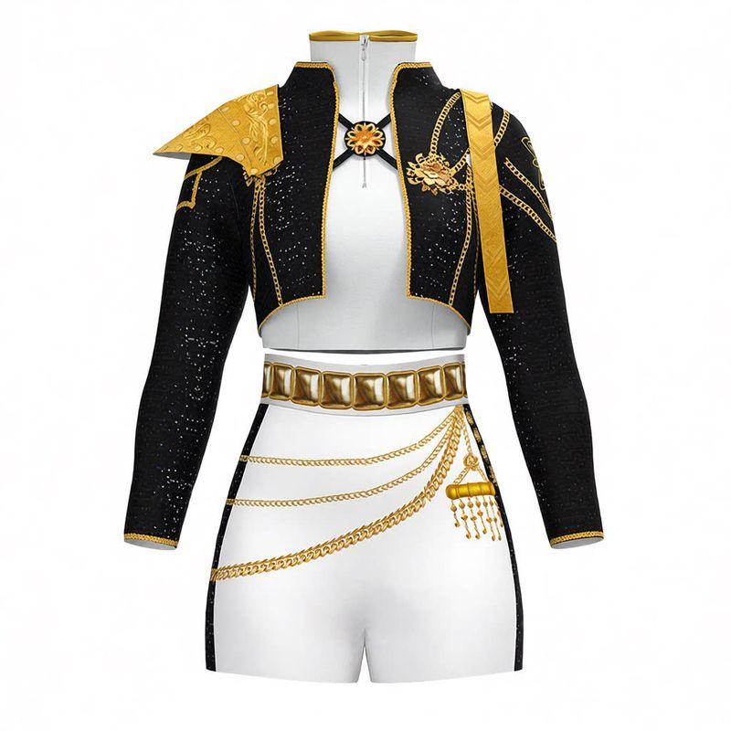 K Pop Demon-Hunting Girl Group Cosplay Costume Anime Two-Dimensional Stage Performance Costume Zoe Rumi Cosplay Costume