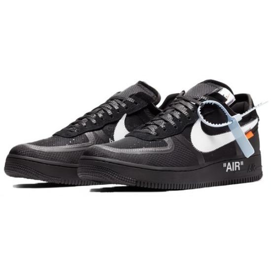 

Off White x Nike Air Force 1 Low Чорно-білі AO4606-001 EU 37.5 чорний/білий