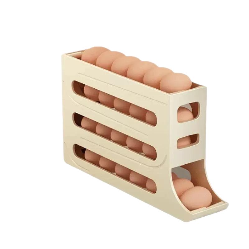 Refrigerator Slide-Out Egg Storage Box for Freshness