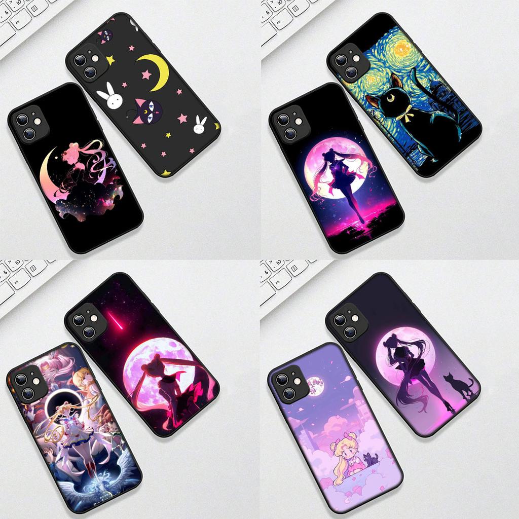 Cover for Samsung Galaxy S20 S22 S21 FE Ultra Plus A07 A17 A15 A16 A25 A57 A37 Phone Case Cartoon S-Sailors Anime Moons Girl