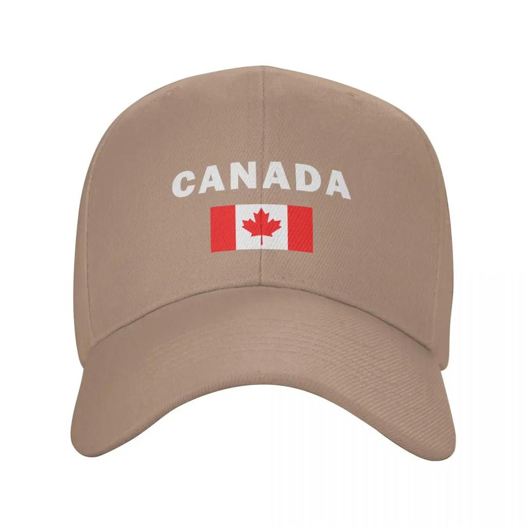 Custom Punk Unisex Canada Flag Baseball Cap Adult Adjustable Dad Hat for Unisex Women Hip Hop Snapback Hats