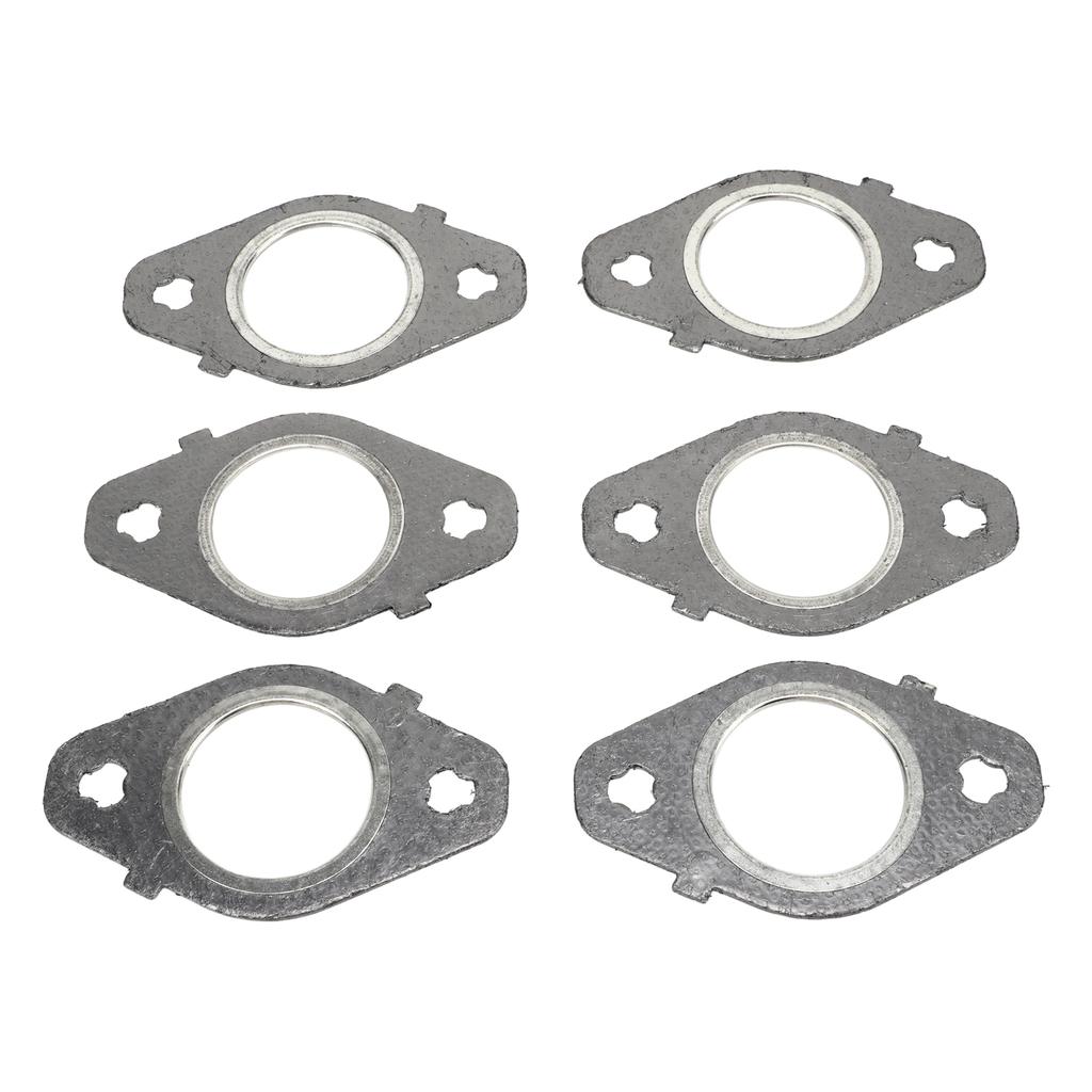 6pcs Exhaust Manifold Gasket Set Perfect Sealing Replacement for Dodge Ram for Cummins 5.9 L 6.7L