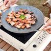 OEING Non-Stick Cast Aluminum Outdoor BBQ Grill Pan 38cm