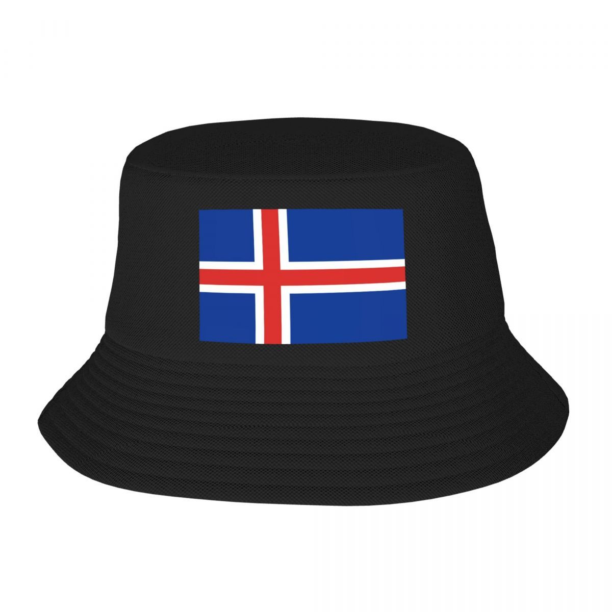 

Custom Flag Of Iceland Bucket Hat for Women Unisex Print Summer Travel Beach Outdoor Fishing Cap
