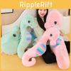 Colorful Seahorse Plush Toy Large Stuffed Animal Doll For Bedtime Cuddles And Leg Support Pillow