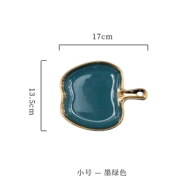 

Креативная тарелка с яблочной пиццей Европейская Пномпень Западная еда Инвентарь Сердце Десертная тарелка Завтрак Тарелка