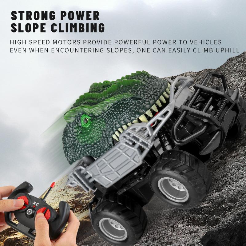 Four-Way Remote Control Car Dinosaur Shape Children'S Toys Off-Road Biggie Climbing Racing