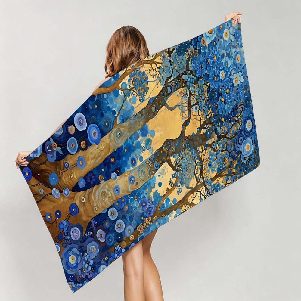 Artistic K-Klimt StyleS Towel Five-Star Hotel Quality Eco-Friendly Ultra Soft Thick Towels & Beach Towels