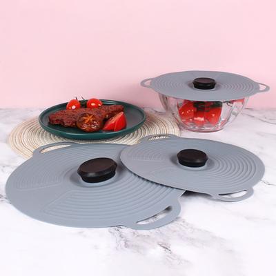 Anti Spill Cover Waterproof Leakproof Anti-deformed Keep Freshness Silica Gel Food Grade Spill Stopper