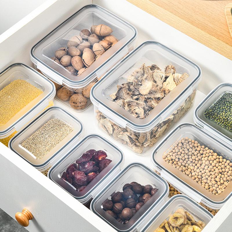 Large Capacity Double-Layer Transparent Fruit Storage Box with Drain - Food-Grade Plastic