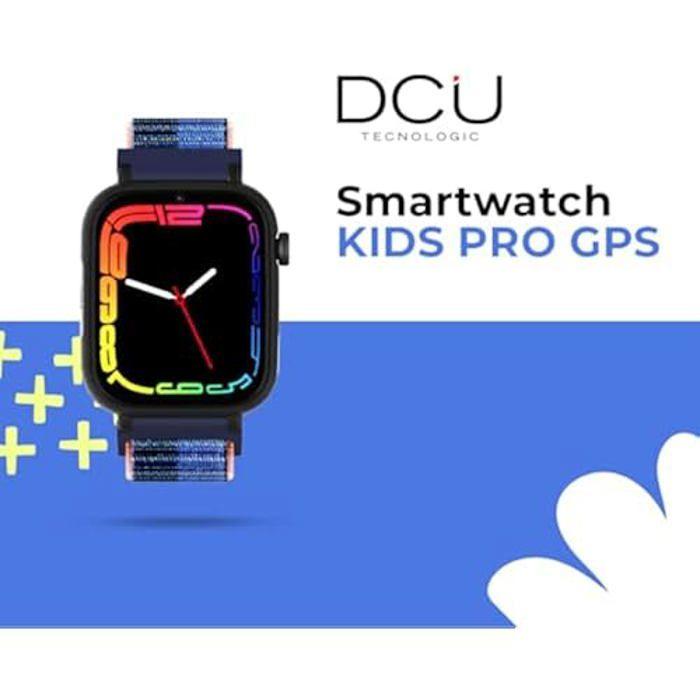 Smartwatch für Kinder - DCU TECNOLOGIC - GPS - Videoanrufe - Wasserdichtigkeit IP67 - 1,85 Zoll HD
