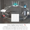 MOES Tuya ZigBee Scene Switch Wireless Push Button Controller Battery Powered Transmitter Smart Life App Automation 1/2/3 Gang