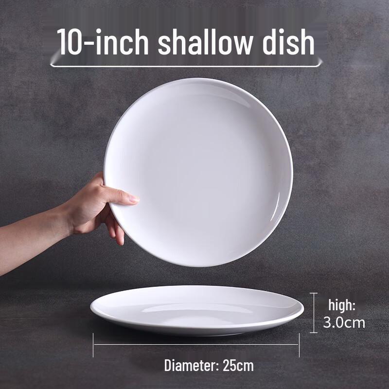 Melamine Round Shallow Dinner Plate