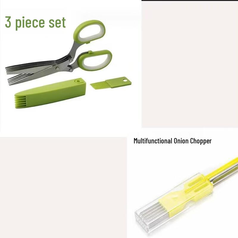 Ruhan Stainless Steel 5-Blade Kitchen Shears Set