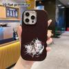 Phone Case: 2D Flat Design Suitable for iPhone 18 17 16 15 14 13 Pro Protective Case, Couple Style, Delicate and Gorgeous, Christmas and Halloween Gif