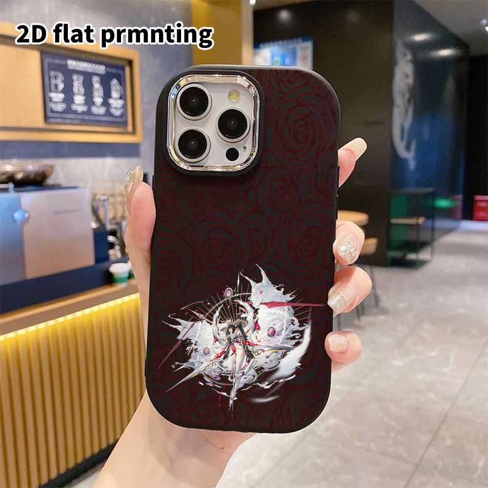 Phone Case: 2D Flat Design Suitable for iPhone 18 17 16 15 14 13 Pro Protective Case, Couple Style, Delicate and Gorgeous, Christmas and Halloween Gif