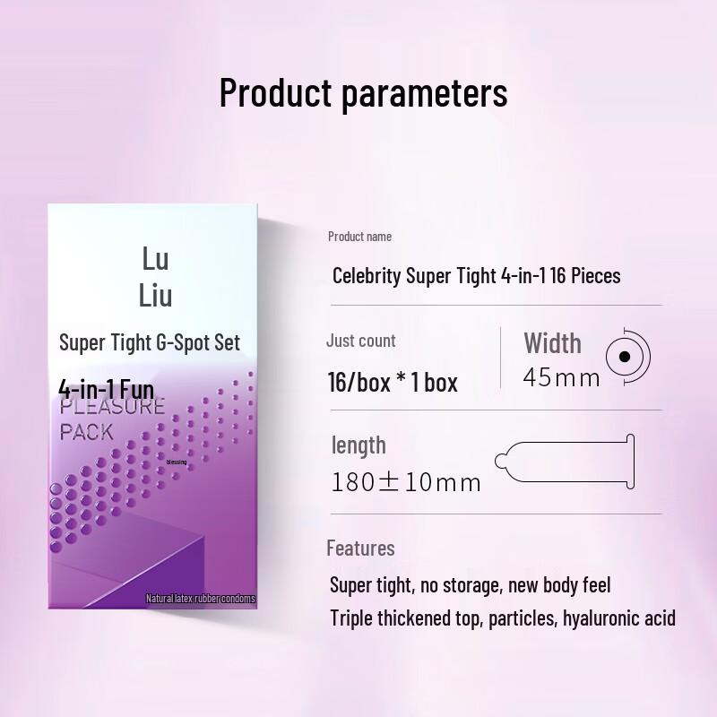 Mingliu Ultra-Thin Hyaluronic Acid Tight Fit Condoms