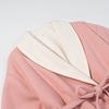 Women's French Chic Bow Tie Hooded Woolen Coat
