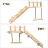 Parrot Cage Hammock Swing Cockatiel Cage Hammock Swing Toy Wooden Stand Branches Cockatiel Hammock Swing Toy Bird Cage