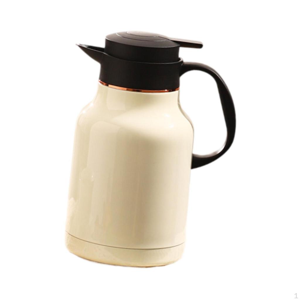 Vakuumisolerad kanna kaffekanna med handtag varmvattenkanna termisk för helgdag studenthem