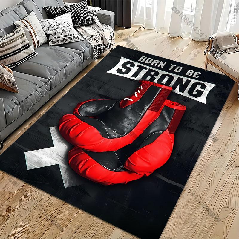 Strength Determination Boxing Gloves Carpet Yoga Living Room Room Decor Children's Crawling Mat Doormat Area Rug Games Mat